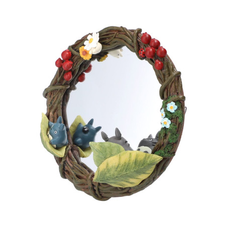 Décoration - Miroir Totoro Guirlande de fleurs- Mon Voisin Totoro