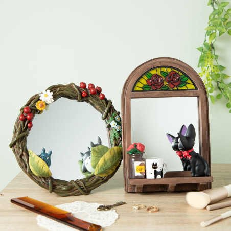 Décoration - Miroir Totoro Guirlande de fleurs- Mon Voisin Totoro