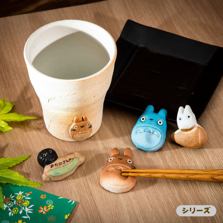 Porcelaine japonaise - Tasse faite main blanche Shigariki Totoro - Mon voisin Totoro