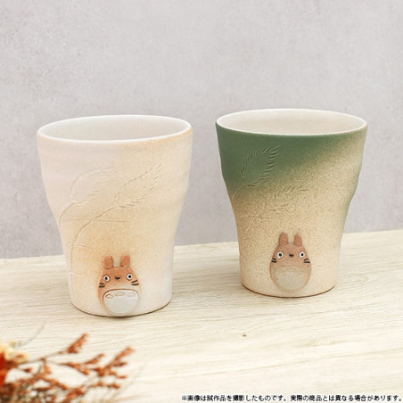 Porcelaine japonaise - Tasse faite main blanche Shigariki Totoro - Mon voisin Totoro