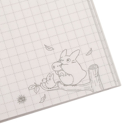 Notebooks and Notepads - Retro notebook B6 grid - My Neighbor Totoro