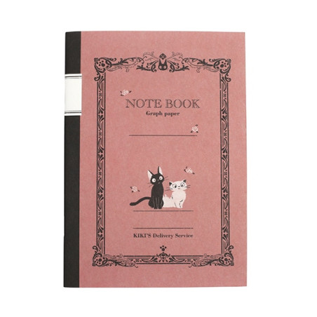 Notebooks and Notepads - Retro notebook B6 grid - Kiki's Delivery Service