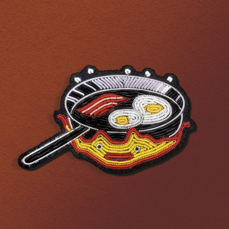 Pins - Embroidered Jewel Brooch Frying Pan - Howl’s Moving Castle