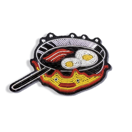 Pins - Embroidered Jewel Brooch Frying Pan - Howl’s Moving Castle