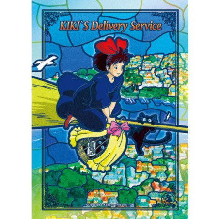 Puzzle - Puzzle Vitrail 208P Kiki en service - Kiki's Delivery Service