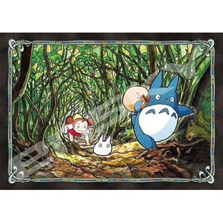 Puzzle - Puzzle Vitrail 208P Tunnel secret -Mon Voisin Totoro