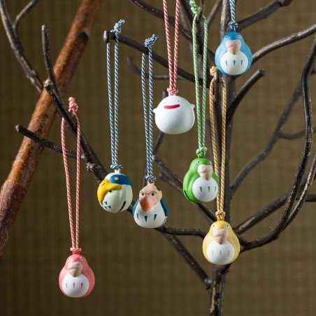 Straps - Strap Netsuke Green Parakeet Ring Bell - The Boy and the Heron