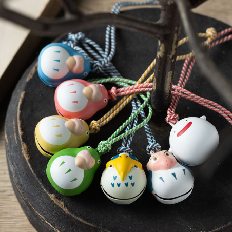 Straps - Strap Netsuke Green Parakeet Ring Bell - The Boy and the Heron