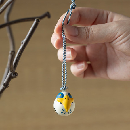 Straps - Strap Netsuke Green Parakeet Ring Bell - The Boy and the Heron