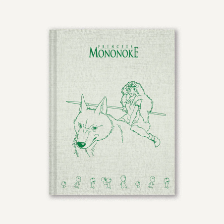 Carnets et Cahiers - Carnet de notes toilé San - Princesse Mononoké