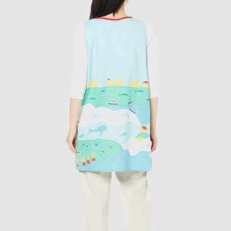 Kitchen and tableware - Ponyos everywhere Apron 84x61,5 cm - Ponyo on the Cliff