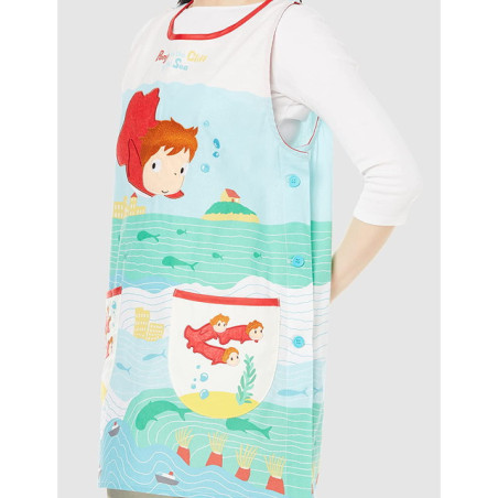 Kitchen and tableware - Ponyos everywhere Apron 84x61,5 cm - Ponyo on the Cliff