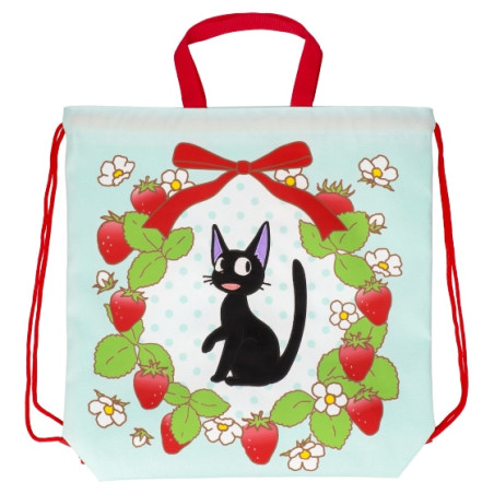 Bags - Foldable backpack Jiji Strawberries - Kiki's Delivery Service