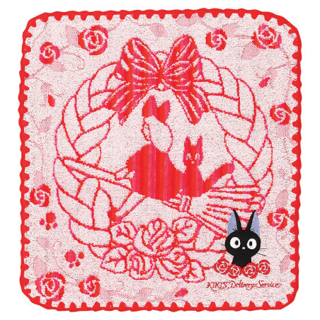 Linge de maison - Mini Serviette Couronne de pain 34x36 cm - Kiki la petite sorcière