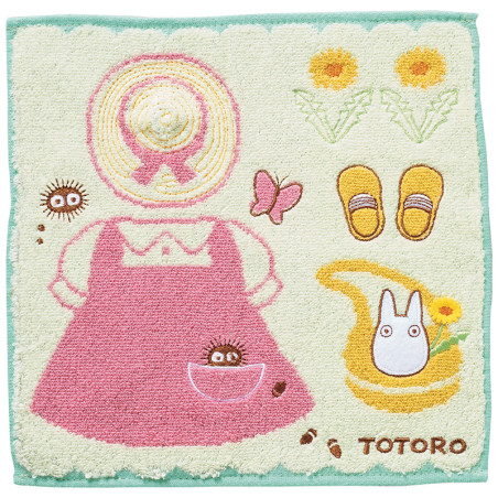 Linge de maison - Mini Serviette La tenue de Mei 25x25 cm - Mon Voisin Totoro