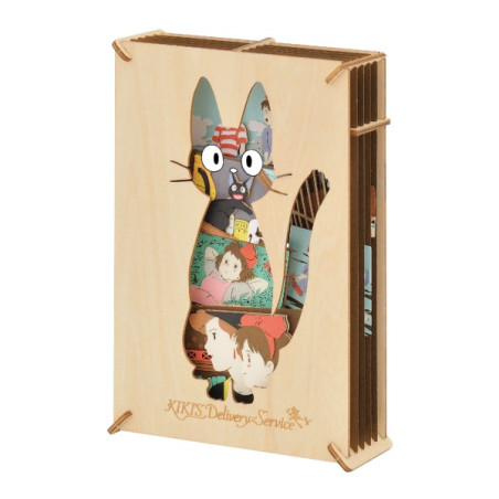 Loisirs créatifs - Théâtre de papier Style bois Silhouette Jiji - Kiki la petite sorcier