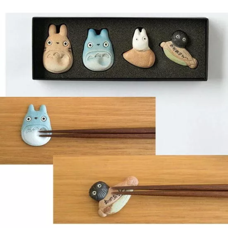 Kitchen and tableware - Set of 4 Shigaraki chopsticks rest - My Neighbor Totoro