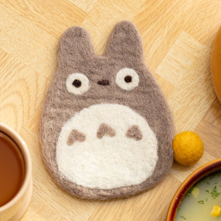 Cuisine et vaisselle - Sous-verre fait main en laine Totoro Gris - Mon Voisin Totoro