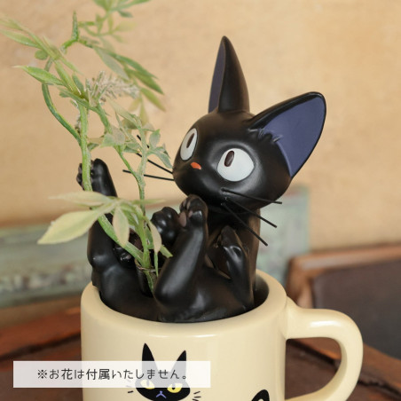 Décoration - Soliflore Jiji dans sa tasse - Kiki la petite sorcière