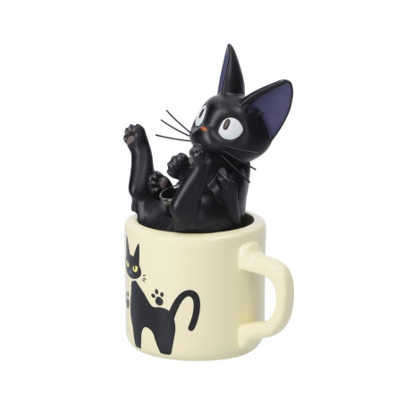 Décoration - Soliflore Jiji dans sa tasse - Kiki la petite sorcière