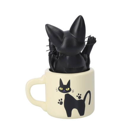 Décoration - Soliflore Jiji dans sa tasse - Kiki la petite sorcière