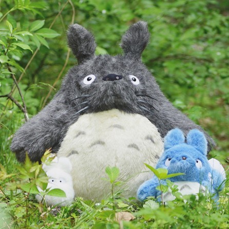 Nakayoshi Plush Blue Totoro S - My Neighbor Totoro
