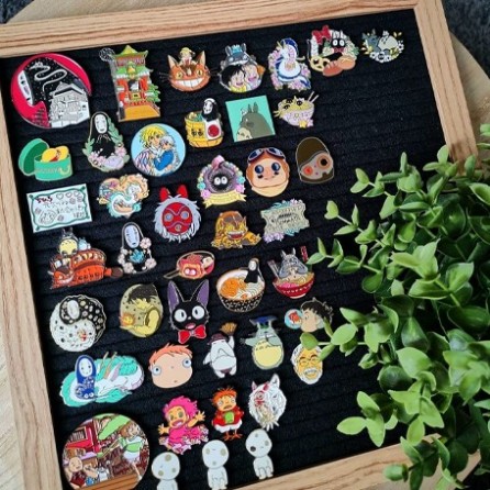 Princess Mononoke Kodama Badge Pins - Ghibli Store